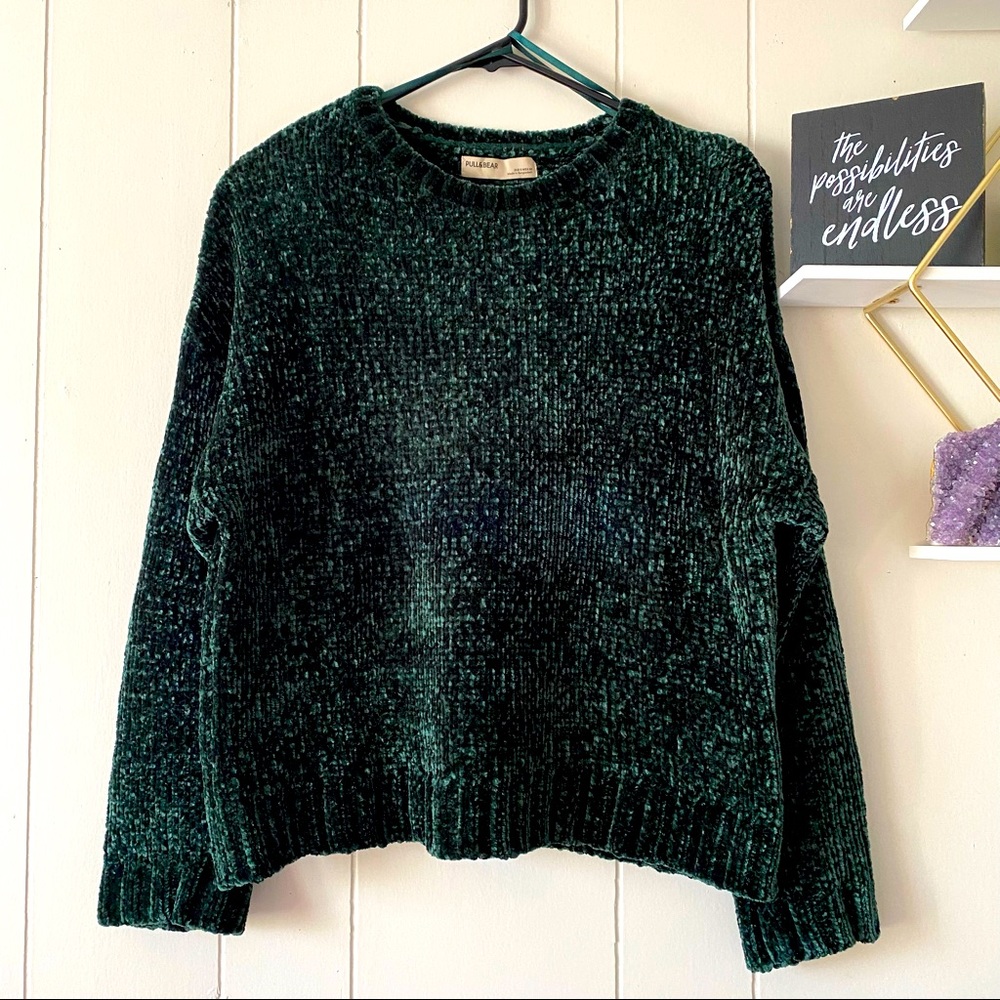 PULL&BEAR chenille sweater